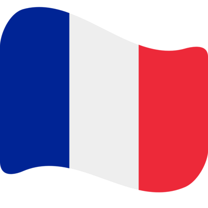 Waving France Flag