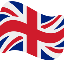 Waving United Kingdom Flag
